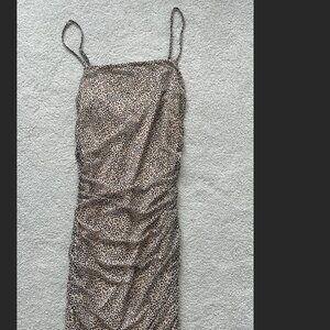 Leopard Print Mini Dress